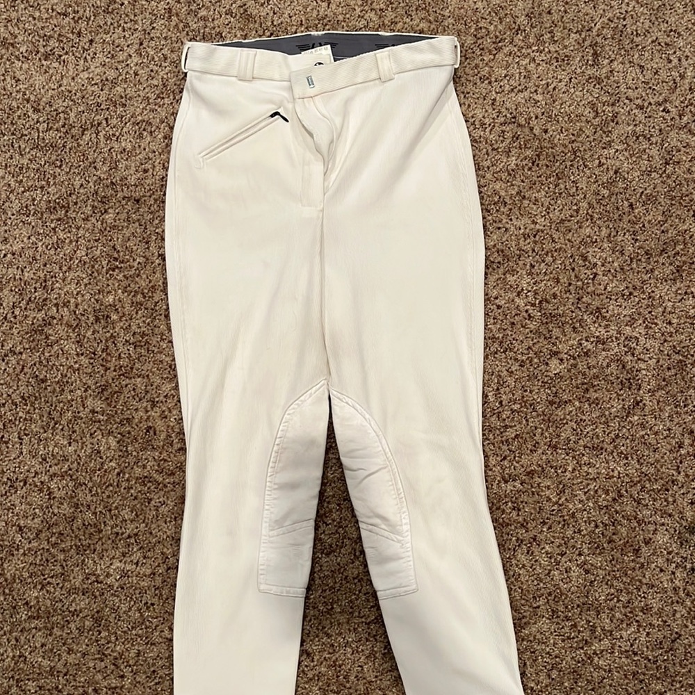White TuffRider breeches